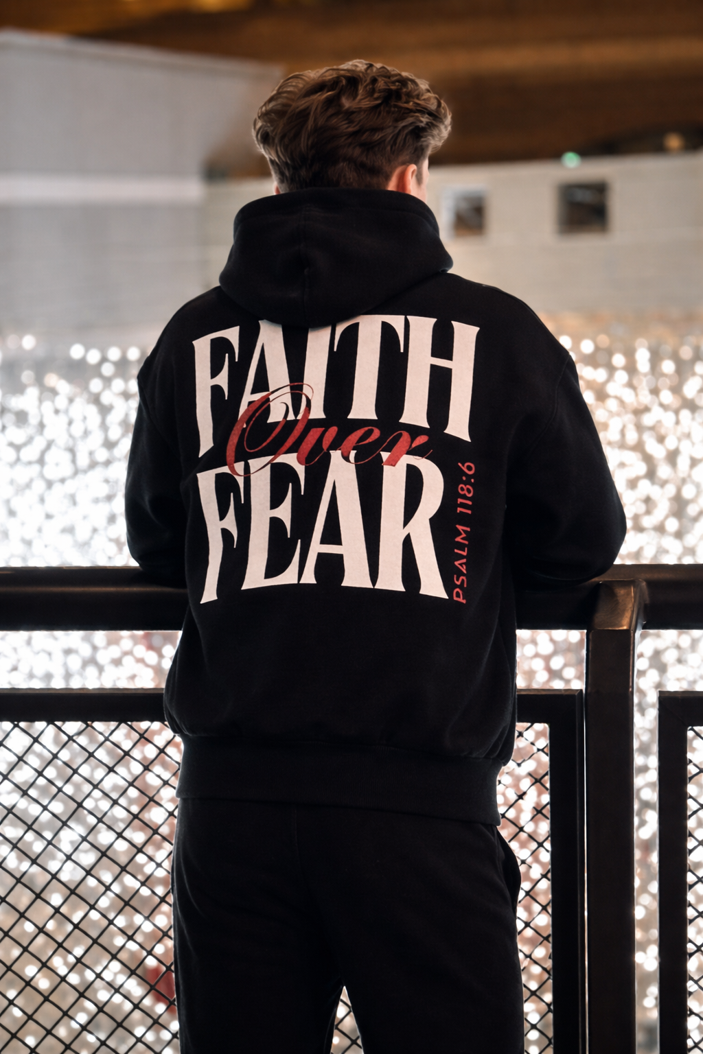 Faith Over Fear Heavyweight Fleece Hoodie