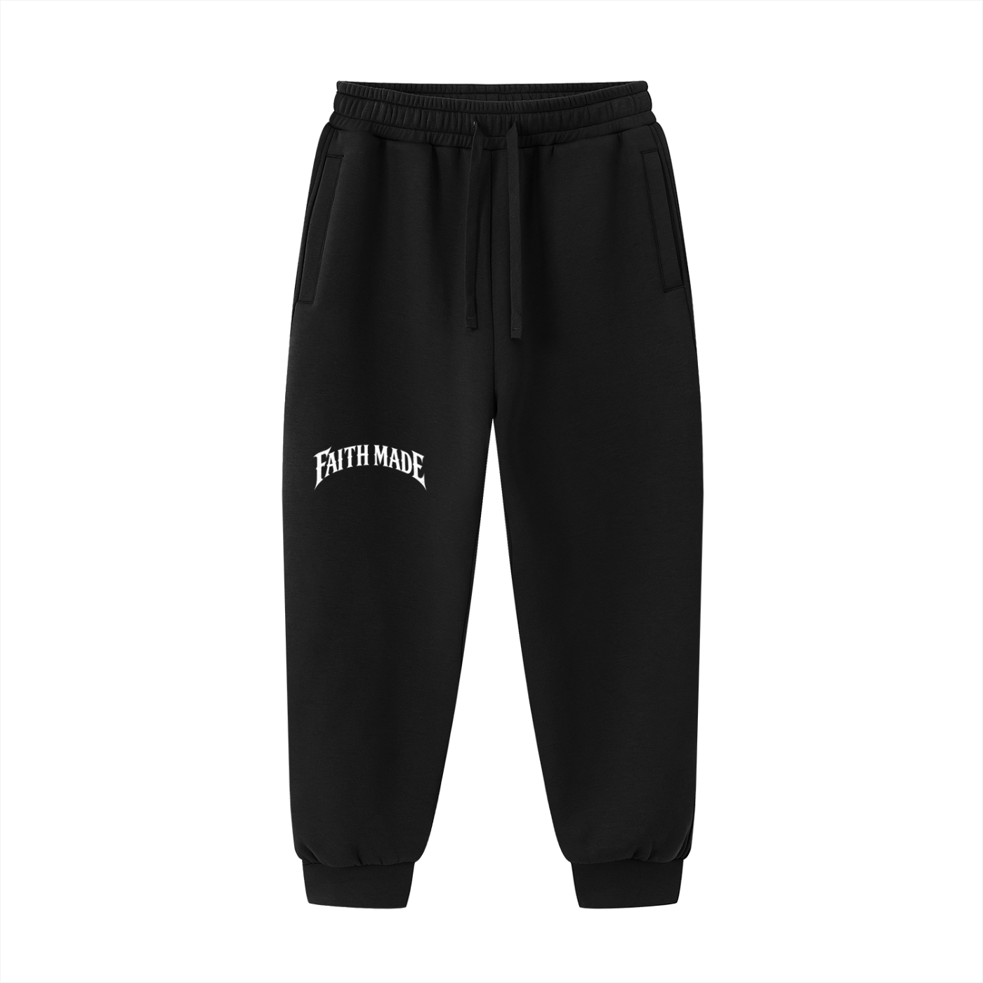 Faith Made Drawstring Jogged Sweatpants