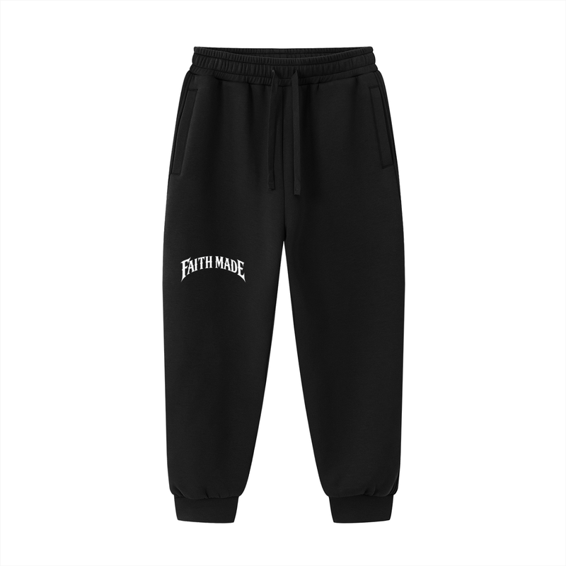 Faith Made Drawstring Jogged Sweatpants